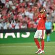 Pavlidis no Benfica-St. Gallen (Foto: Miguel Nunes)