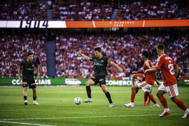 Lukas Gortler, capitão do St. Gallen, no jogo com o Benfica (IMAGO)