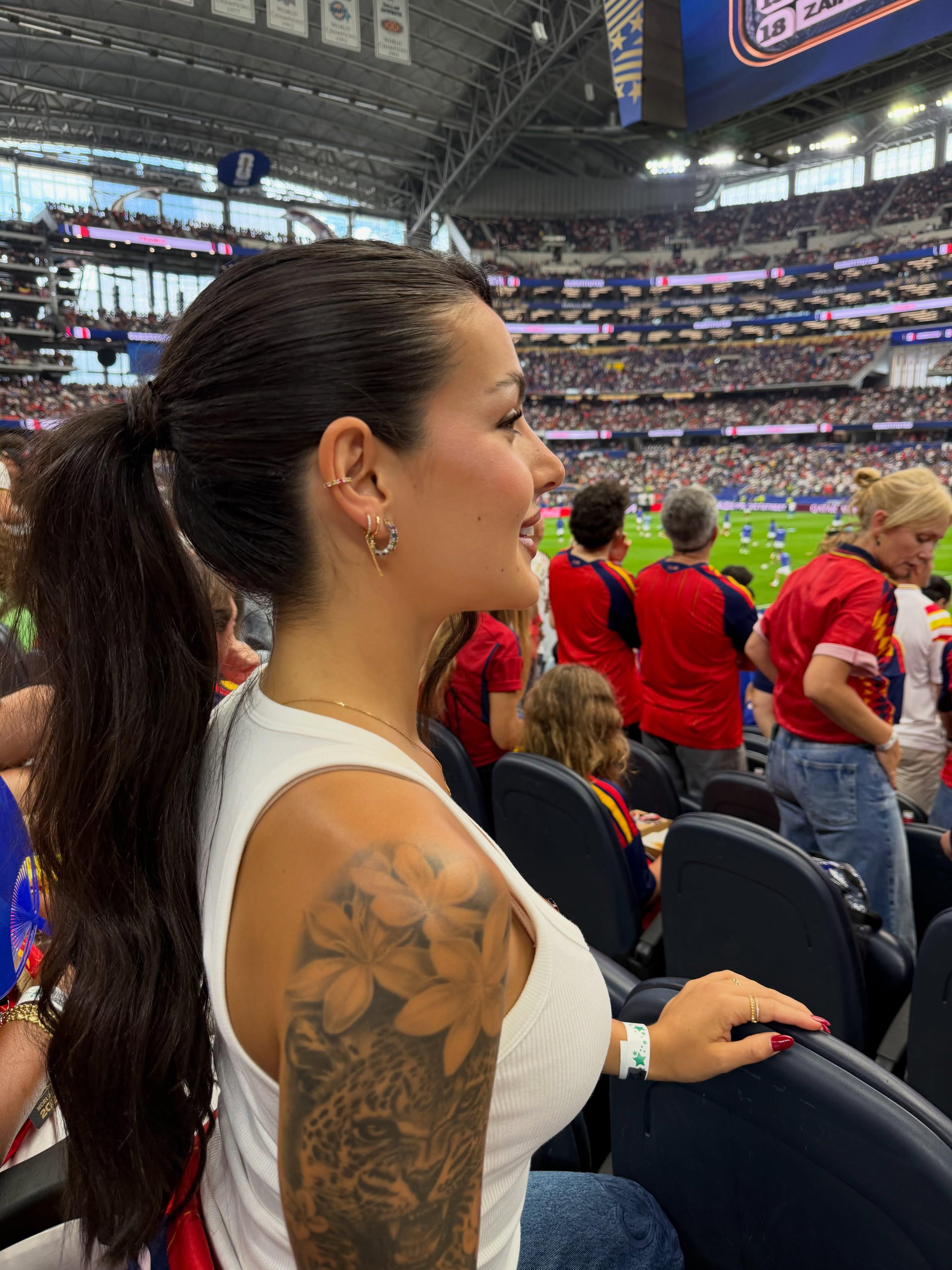 Ainhi García no Mundial (Foto: Ainhi García/Instagram)