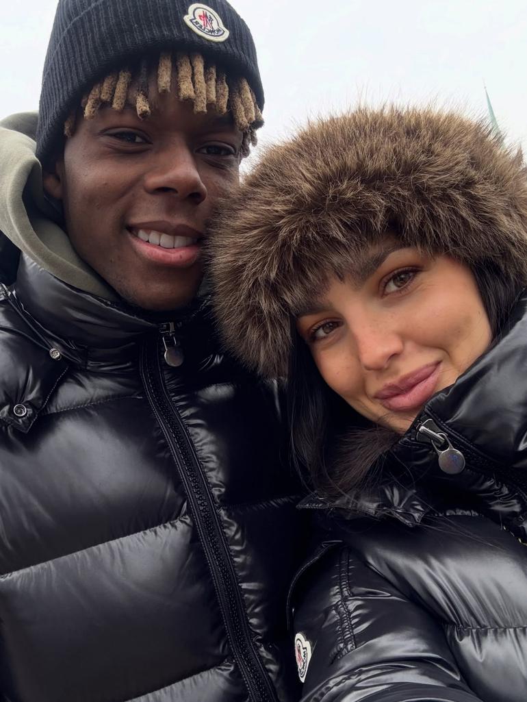 Ainhi García e Nico Williams (Foto: Ainhi García/Instagram)