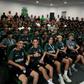 Sub-15 leoninos acompanhados pelos pais ma apresentação na Academia - Foto: SPORTING CP