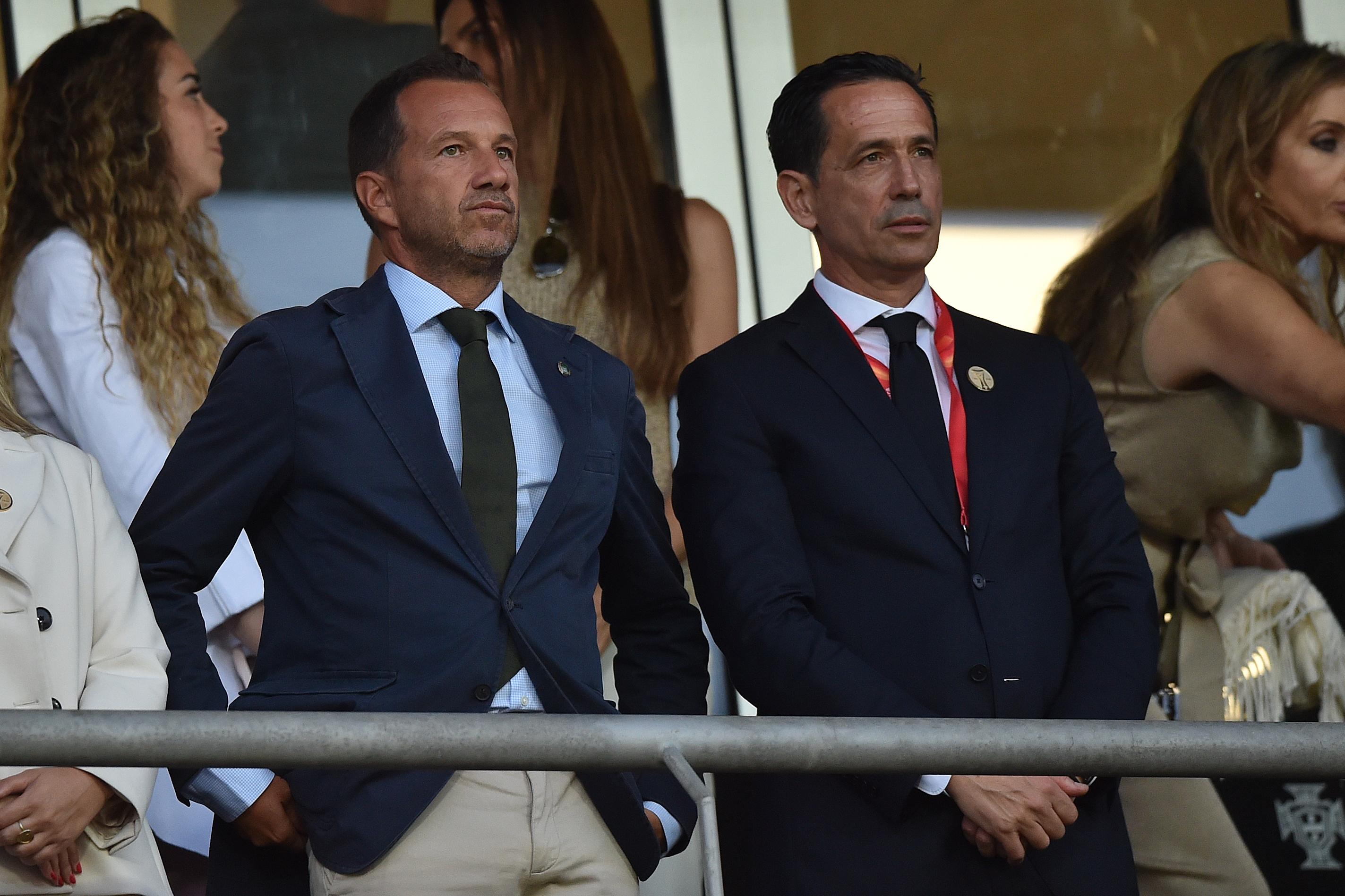 Frederico Varandas, presidente do Sporting, e Pedro Proença, homólogo da FPF - Foto: Miguel Nunes