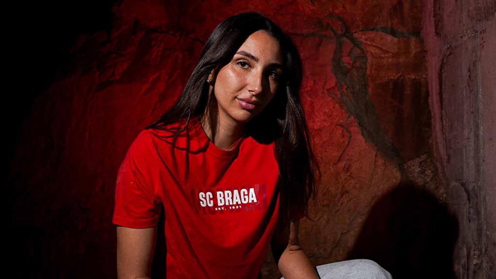Katarina Rodic, de 25 anos, trocou a Sérvia por Braga. Foto SC Braga