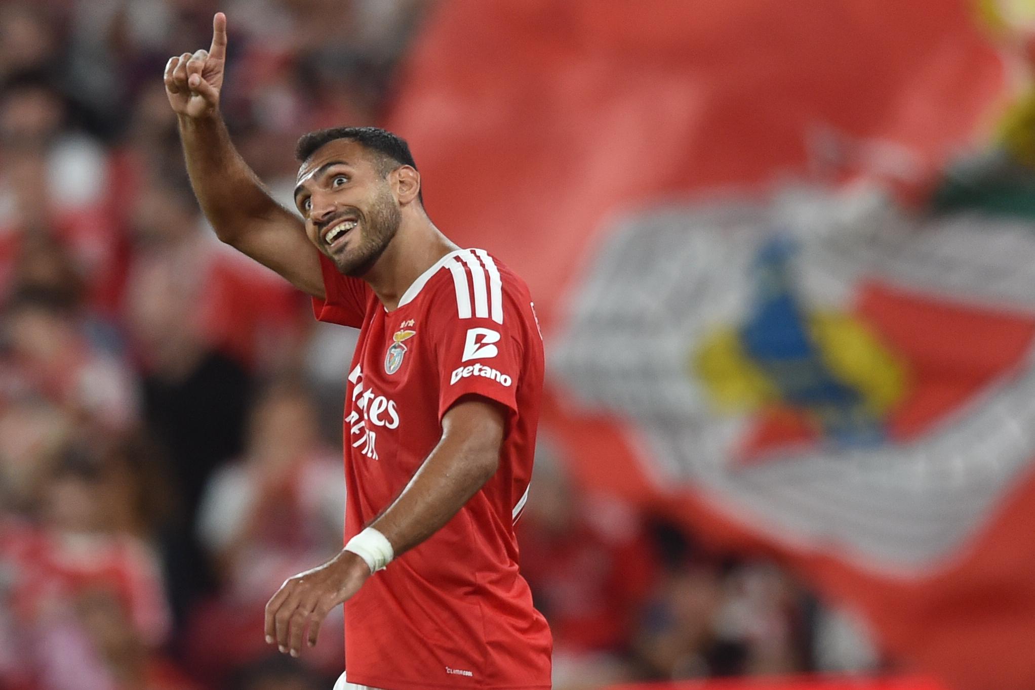Pavlidis teve uma noite de sonho contra o St. Gallen — Foto: Miguel Nunes