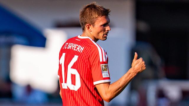 João Palhinha a jogar pelo Bayern na pré-época 2026/27