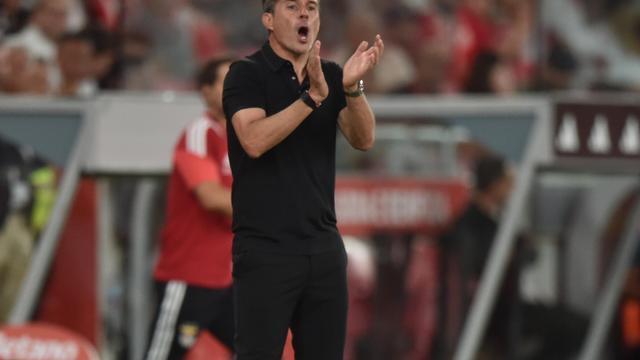 MArco Silva no Benfica-St. Gallen (Foto: Miguel Nunes)