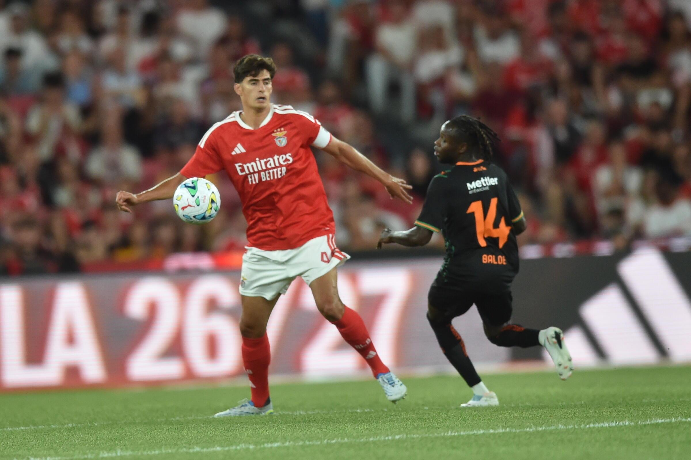 António Silva no Benfica-St. Gallen (Foto: Miguel Nunes)