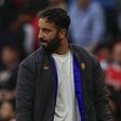 Ruben Amorim no banco de suplentes do Man. United no embate frente ao Burnley Foto: IMAGO