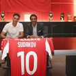 Sudakov e Rui Costa (SL Benfica)