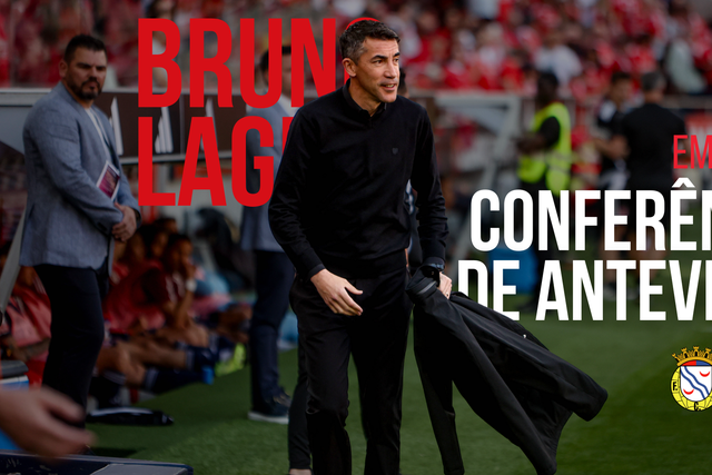 Em direto: Bruno Lage antecipa visita do Benfica a Alverca