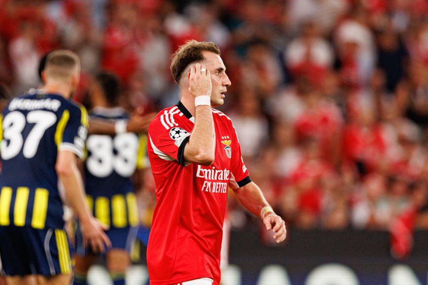 Kerem Akturkoglu, jogador do Benfica a caminho do Fenerbahçe