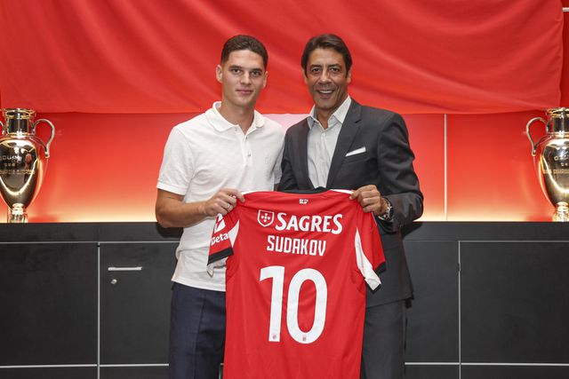 Sudakov e Rui Costa (SL Benfica)