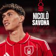 Nicolò Savona já é do Nottingham Forest (Foto: Nottingham Forest)