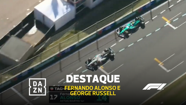 Milagre ou muita perícia?: o quase acidente entre Alonso e Russell