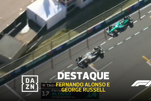 Milagre ou muita perícia?: o quase acidente entre Alonso e Russell
