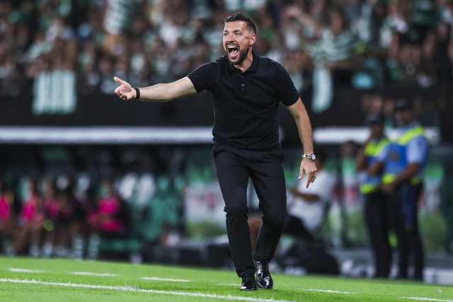 Treinador do emblema azul e branco satisfeito com o triunfo no clássico em Alvalade (Foto: José Sena Goulão/LUSA)