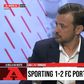 «Foi uma boa exibição do Sporting contra um excelente FC Porto»