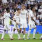 Real Madrid a celebrar o primeiro golo, de Arda Guler