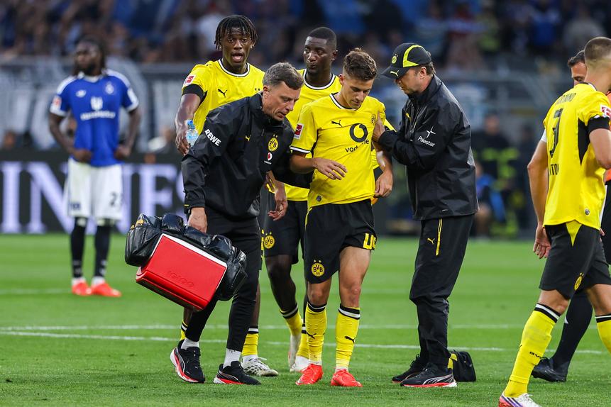 Giannis Konstantelias vai desfalcar o Dortmund nos próximos meses