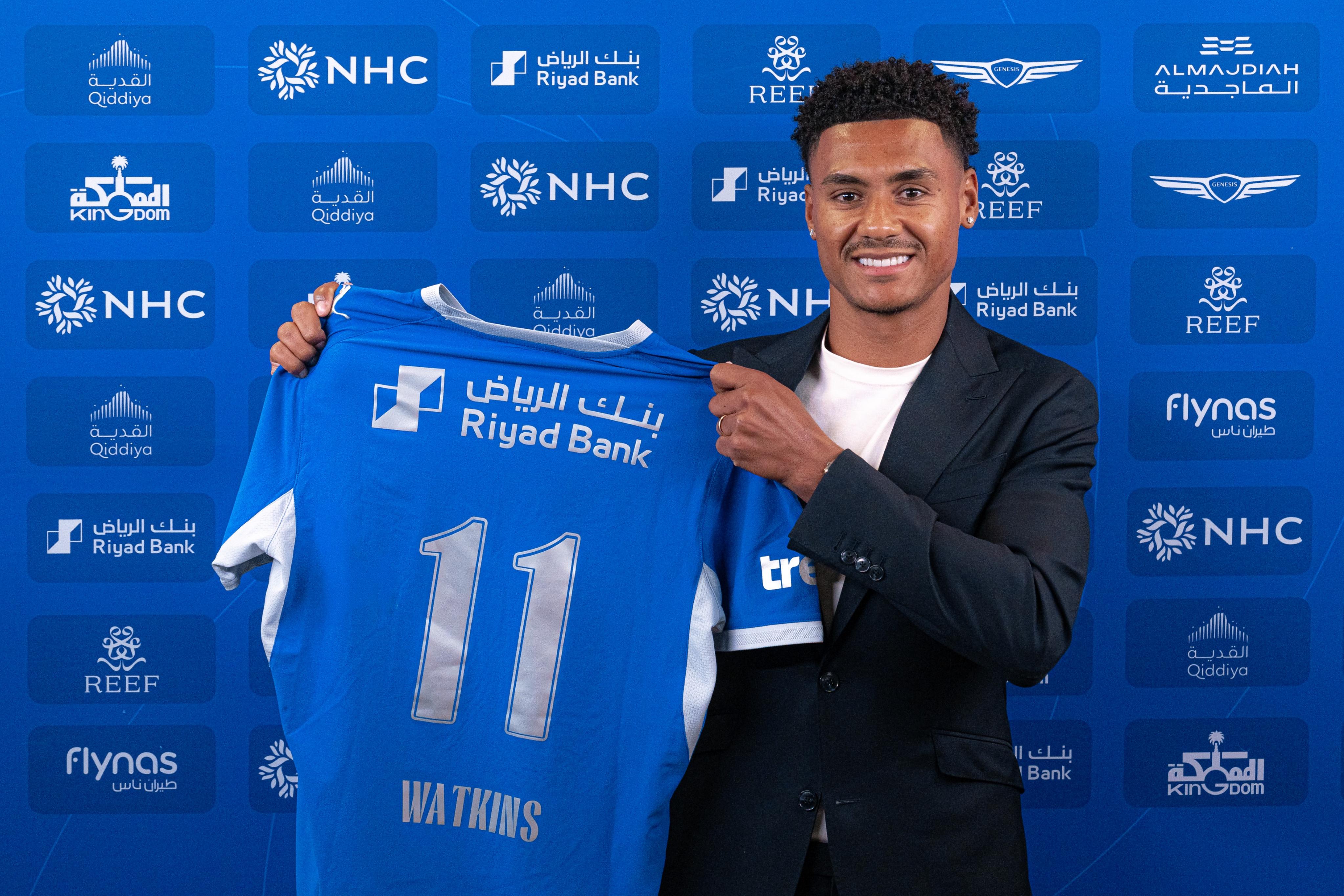 Watkins vai vestir a camisola 11 nos sauditas - Foto: Al Hilal