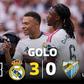 Mbappé marca o terceiro do Real em 12 minutos e espectatora especial rejubila
