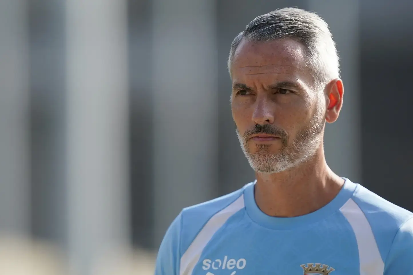 Carlos Vicens projetou o dérbi minhoto entre SC Braga e Vitória de Guimarães, da 4.ª jornada da Liga — Foto: Hugo Delgado/LUSA