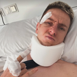 Pogacar no hospital após dura queda