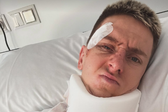 Pogacar no hospital após dura queda