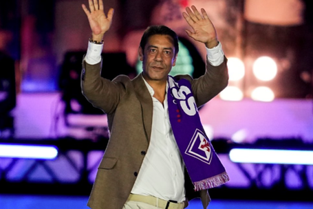 Rui Costa foi muito aplaudido - Foto: Fiorentina