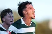Rafael Nel marcou o golo da vitória do Sporting B já na compensação (Foto Sporting CP)