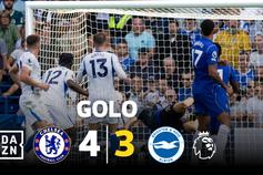 Só o apito final evitou mais golos no frenético Chelsea-Brighton