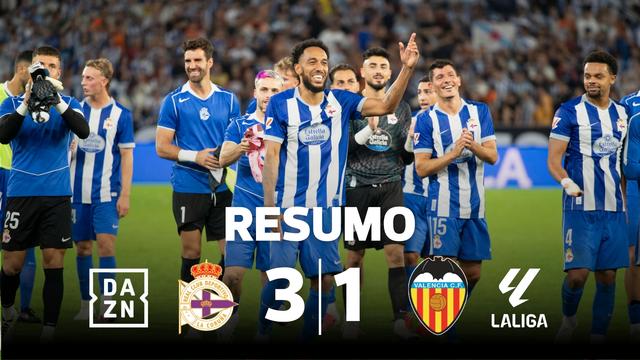 Aubameyang volta a marcar e Deportivo vence graças a dois autogolos (resumo)