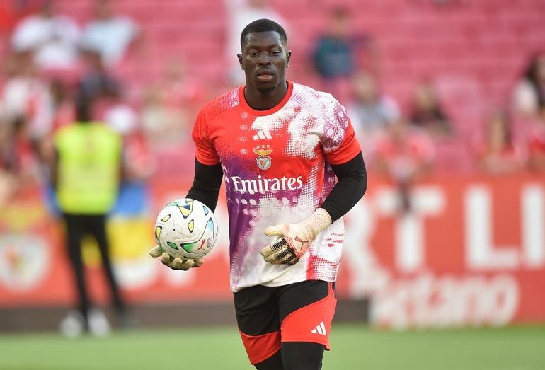 Samuel Soares na baliza - Foto: A BOLA/Miguel Nunes