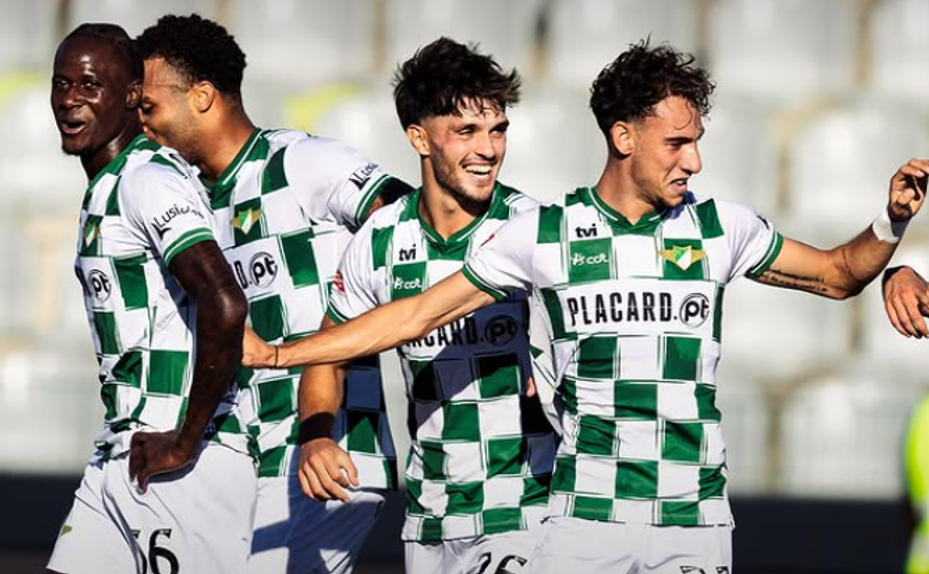 O festejo do Moreirense - Foto: Moreirense