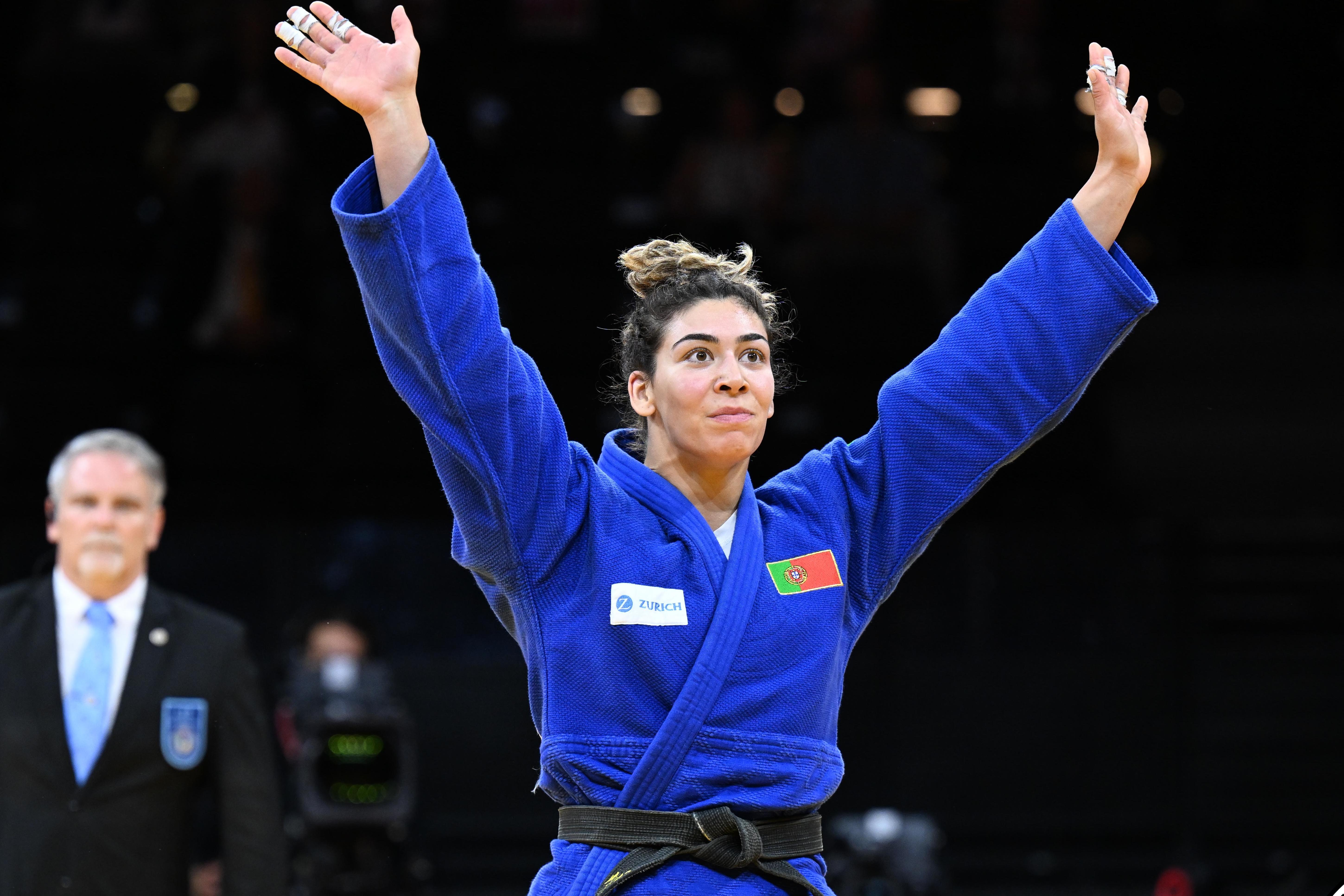 Patrícia celebra o regresso à competição com presença ao pódio    Fotografia Tamara Kulumbegashvili/IJF