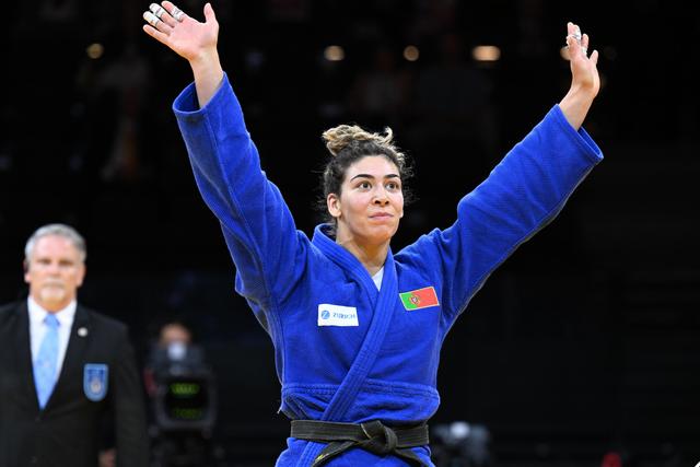 Patrícia celebra o regresso à competição com presença ao pódio    Fotografia Tamara Kulumbegashvili/IJF