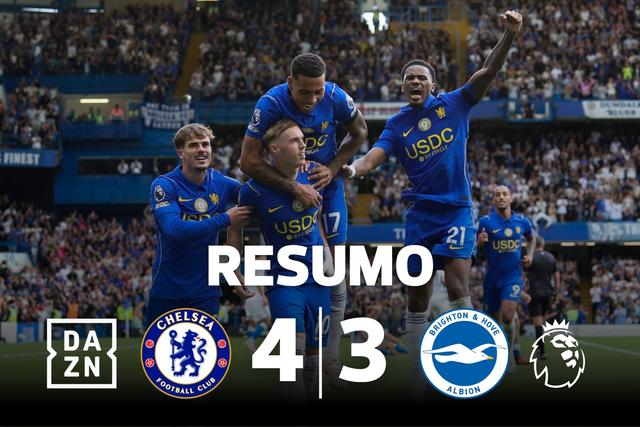 Chelsea encantou, complicou... e venceu jogo louco contra o Brighton