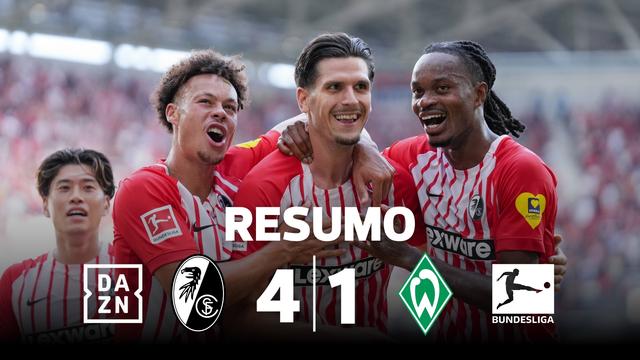 'Hat trick' japonês no arranque arrasador do Friburgo na Bundesliga (resumo)