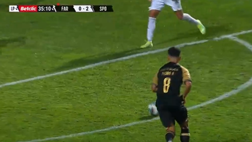 VÍDEO: O golo de Pote que dilatou a vantagem do Sporting em Faro