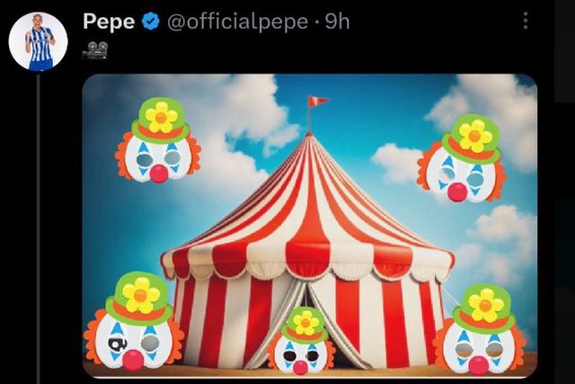 FC Porto responde a deputado do Chega que criticou Pepe e apagou publicação