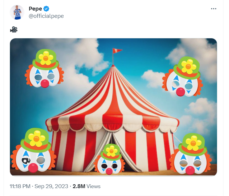 O 'circo' de Pepe