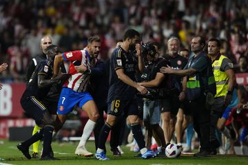 VÍDEO: Nacho passou-se, Girona reagiu e Real Madrid desculpou-se