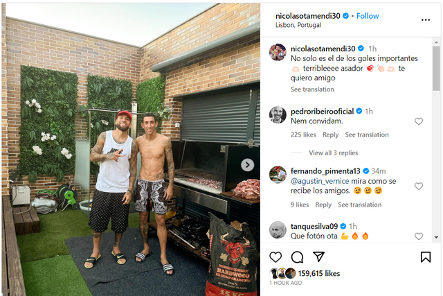 «Não é só o homem dos golos decisivos, mas também o do churrasco»