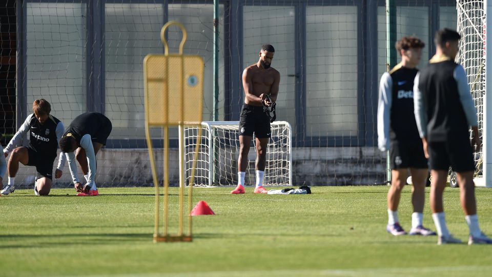 Sporting: uma novidade no treino antes da partida para Eindhoven