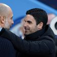 Arteta ligou a Guardiola antes de defrontar o Real Madrid e há uma razão
