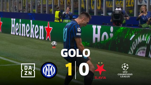 Lautaro marca o primeiro da época na Champions