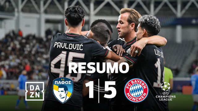 Guerreiro e Kane em destaque na goleada do Bayern no Chipre (resumo)