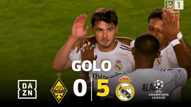 Brahim Díaz completa a 'manita' para o Real Madrid