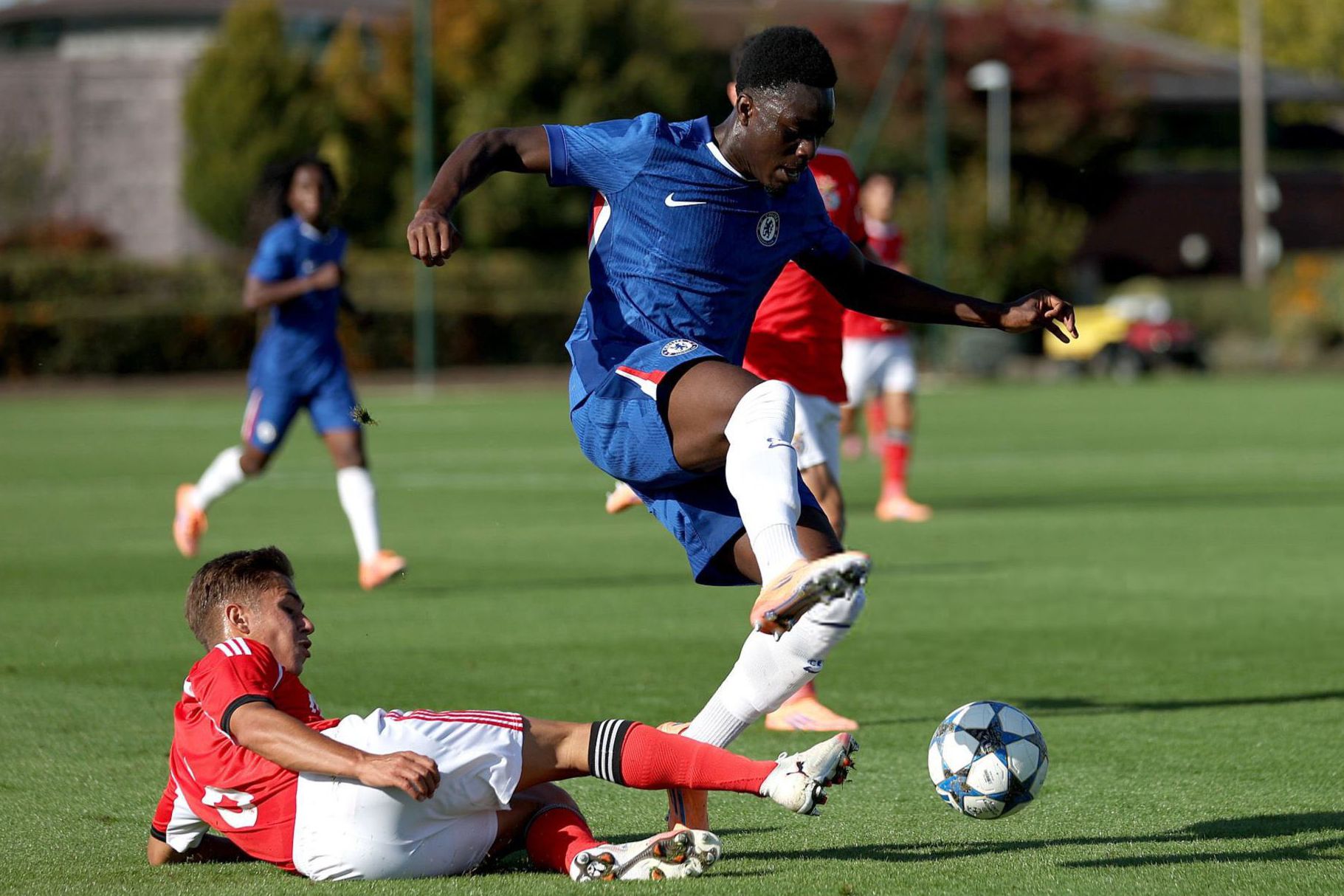 Fase do jogo de Cobham - Foto: Chelsea