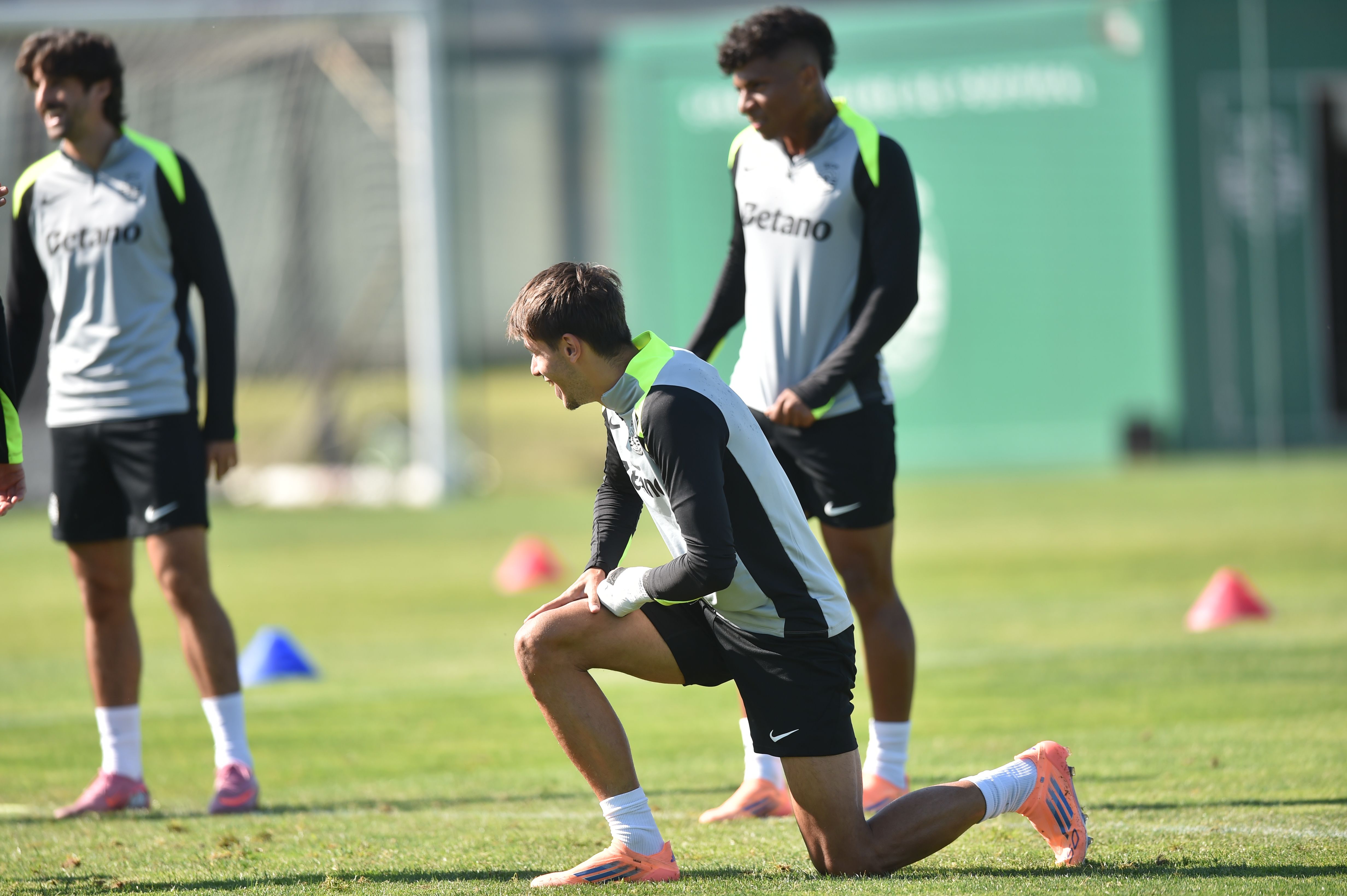 Treino do Sporting na Academia Cristiano Ronaldo, em Alcochete - Foto: Miguel Nunes
